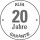 20 Jahre Produktgarantie